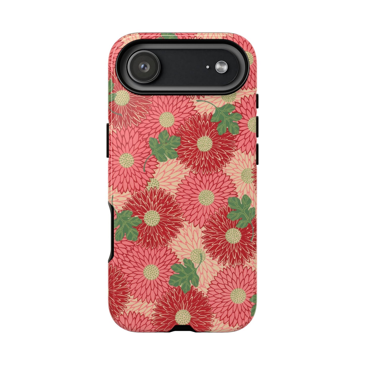 Pink Chrysanthemums Vintage iPhone Case