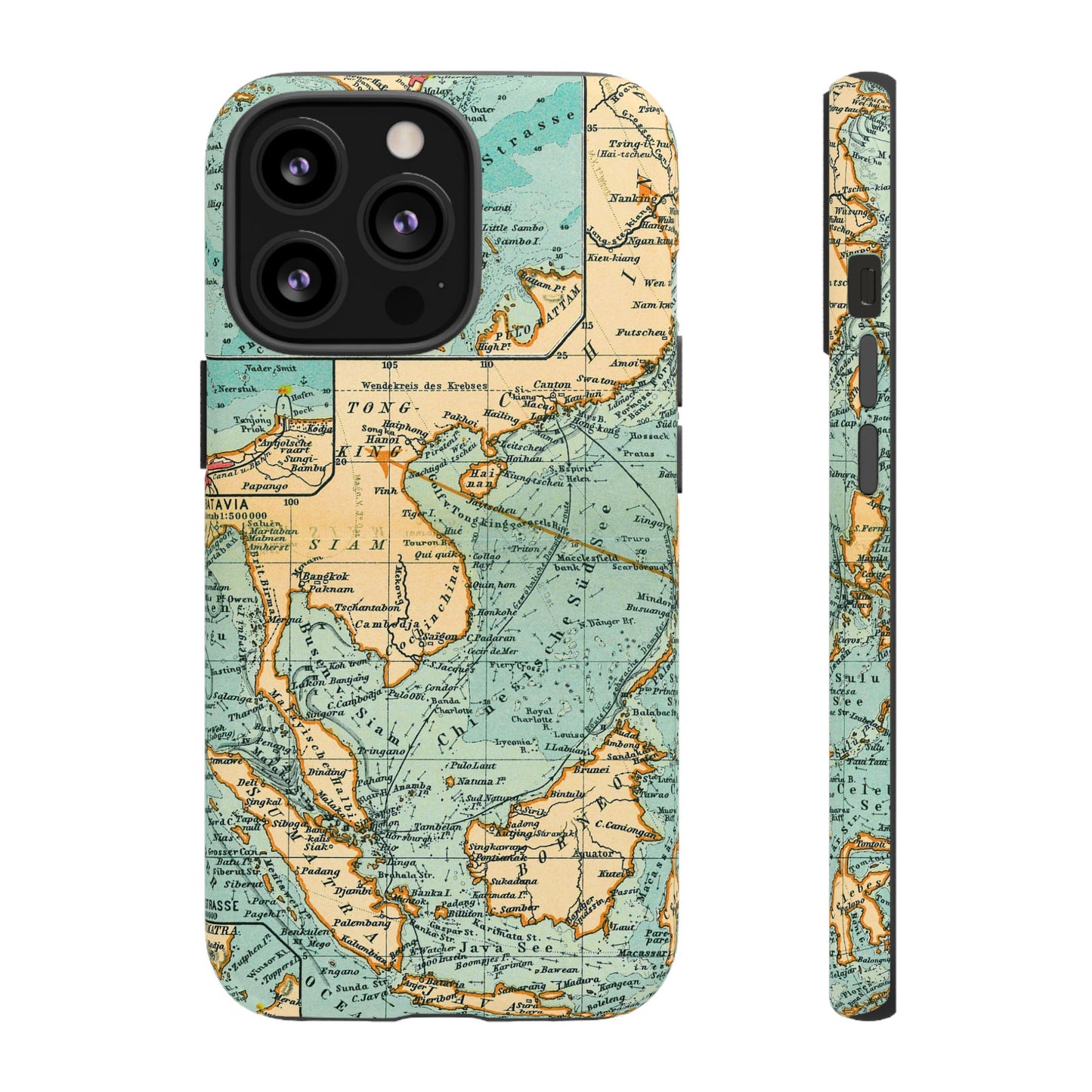 South China Sea Antique Map iPhone Case