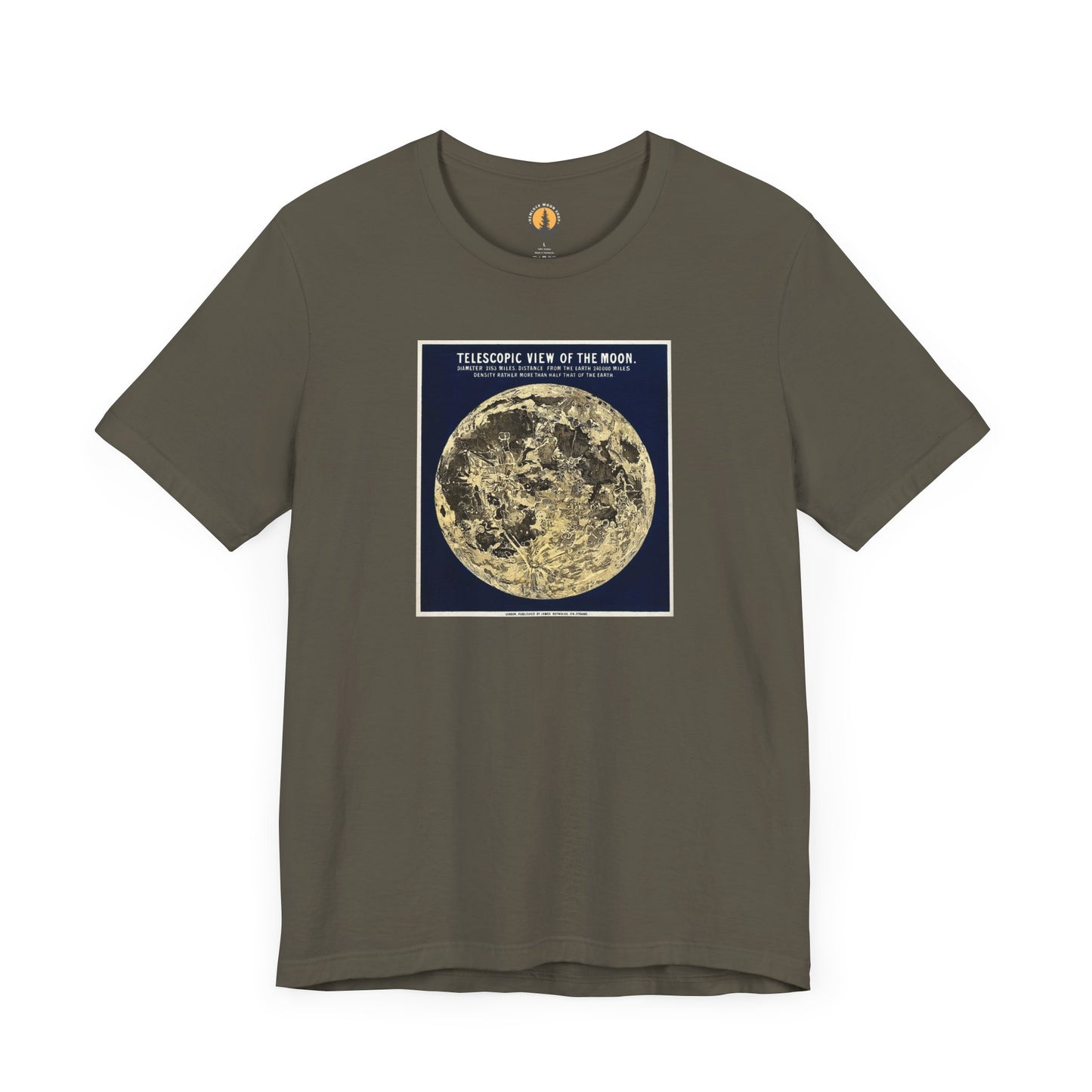 Vintage Telescopic View of the Moon Tee