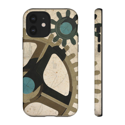 Antique Industrial Cog Wheels iPhone Case