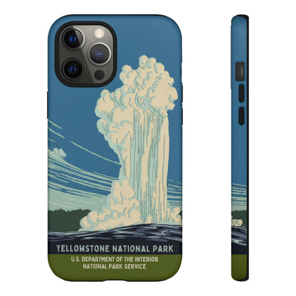 Yellowstone National Park Retro iPhone Case