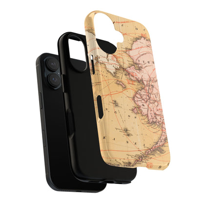 Alaska Territory Antique Map iPhone Case