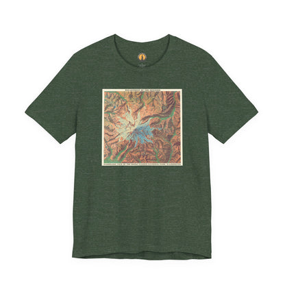 Mount Rainier Vintage Map Tee