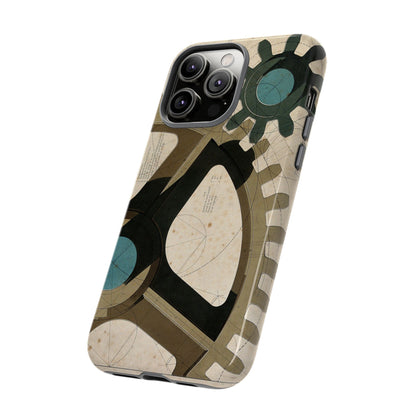 Antique Industrial Cog Wheels iPhone Case