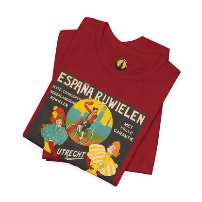 Retro Dutch Bicycle Tee | España Rijwielen Poster (1912)