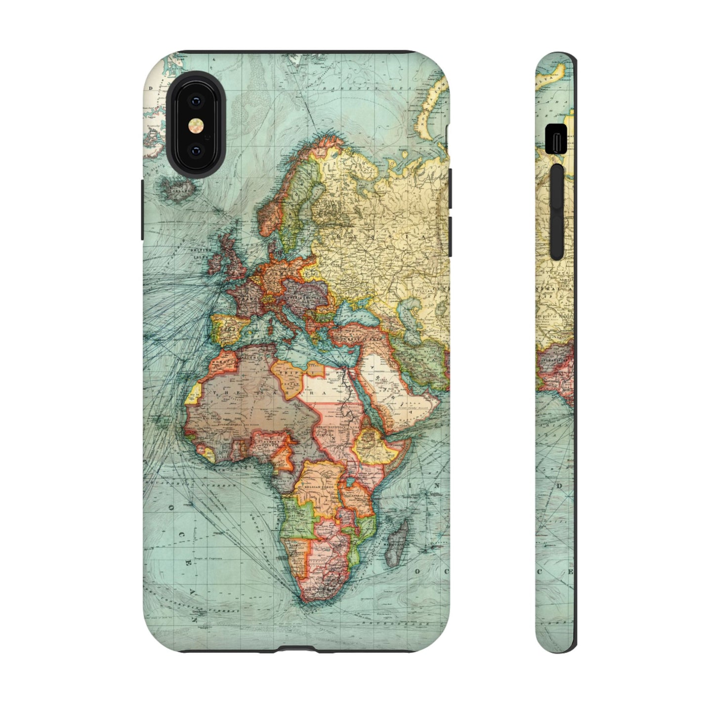 World Map iPhone Case