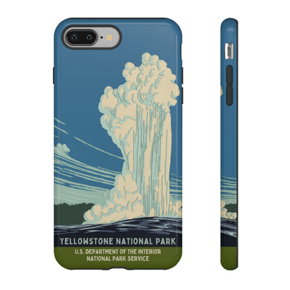 Yellowstone National Park Retro iPhone Case