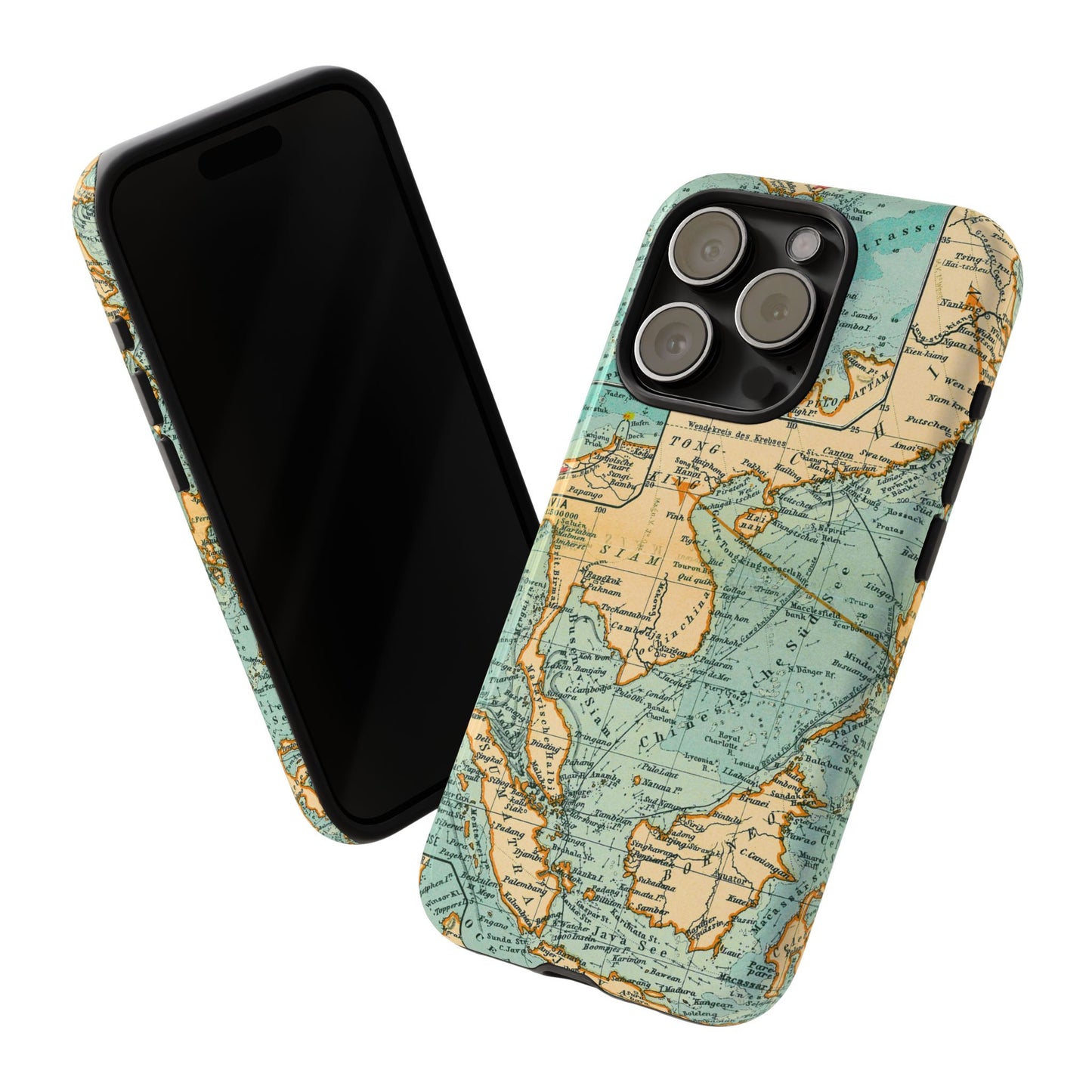 South China Sea Antique Map iPhone Case