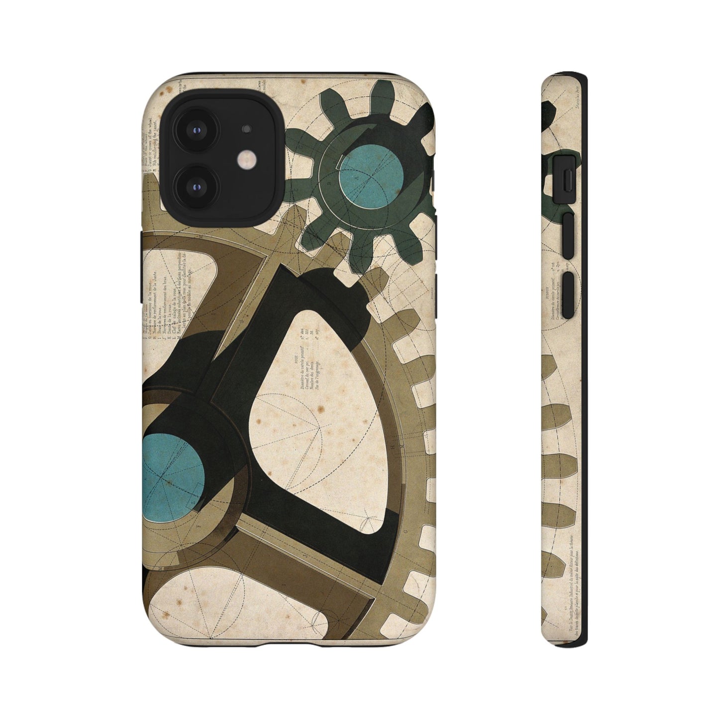 Antique Industrial Cog Wheels iPhone Case