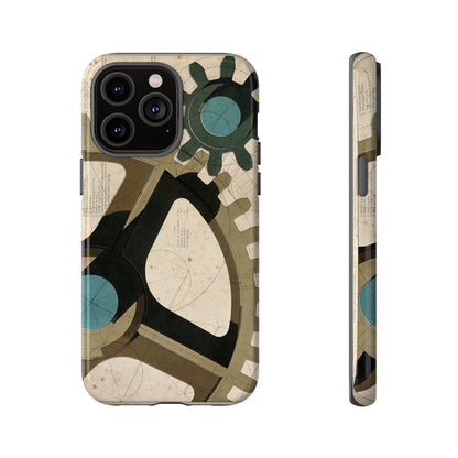 Antique Industrial Cog Wheels iPhone Case