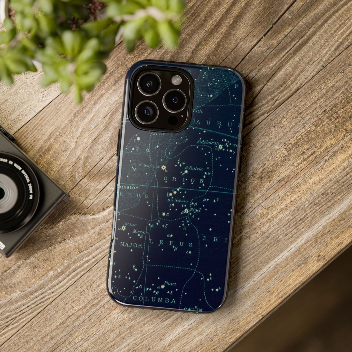 Stargazer Orion iPhone Case | Vintage Constellations Map