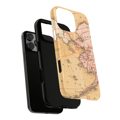 Alaska Territory Antique Map iPhone Case