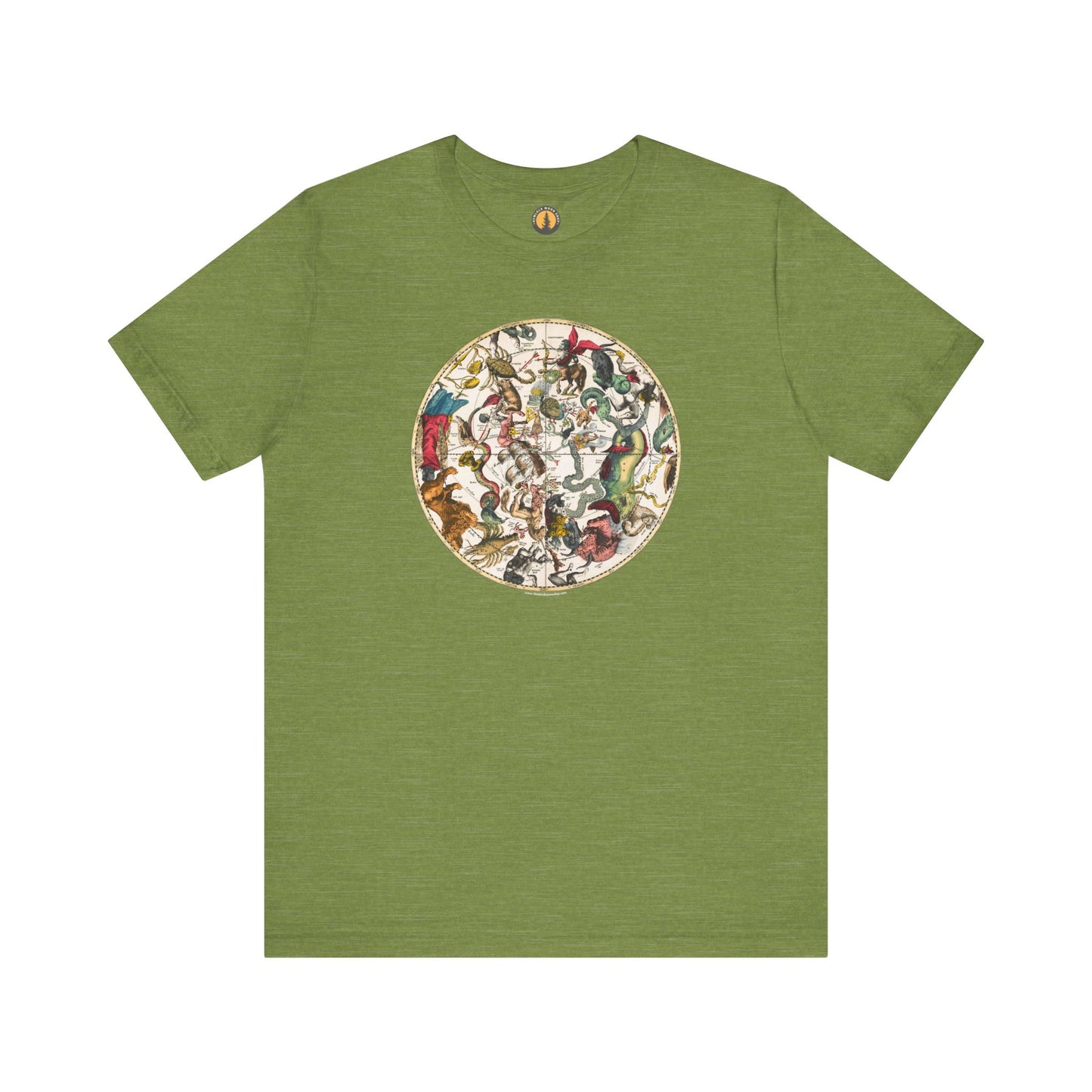 Southern Constellations Antique Map Tee