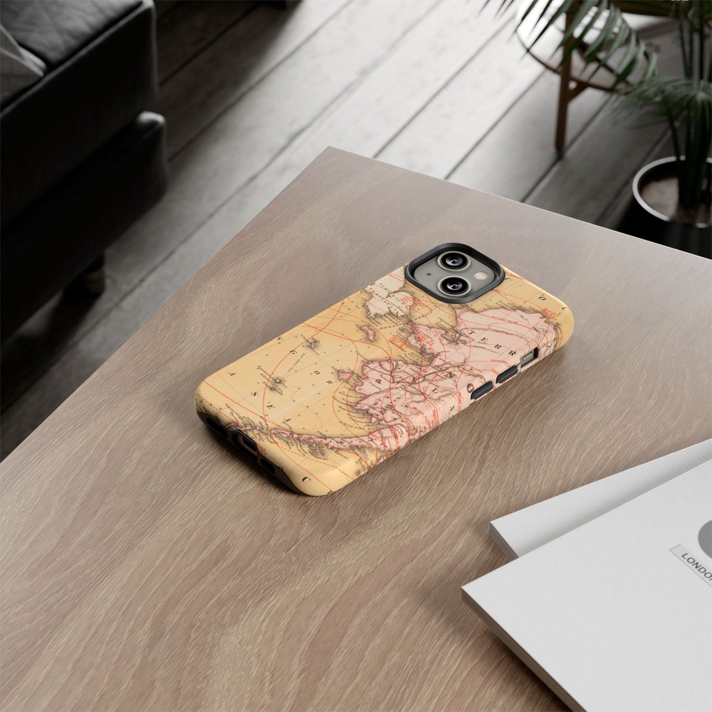 Alaska Territory Antique Map iPhone Case