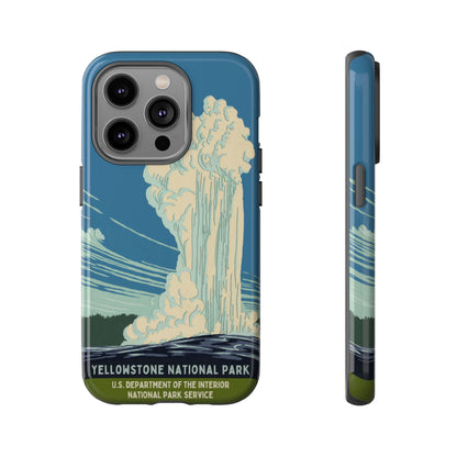 Yellowstone National Park Retro iPhone Case