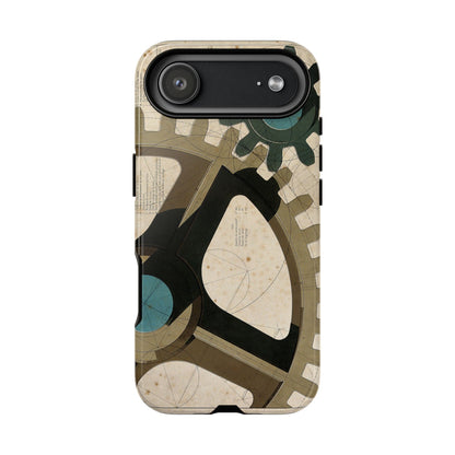 Antique Industrial Cog Wheels iPhone Case
