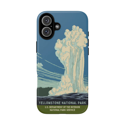 Yellowstone National Park Retro iPhone Case