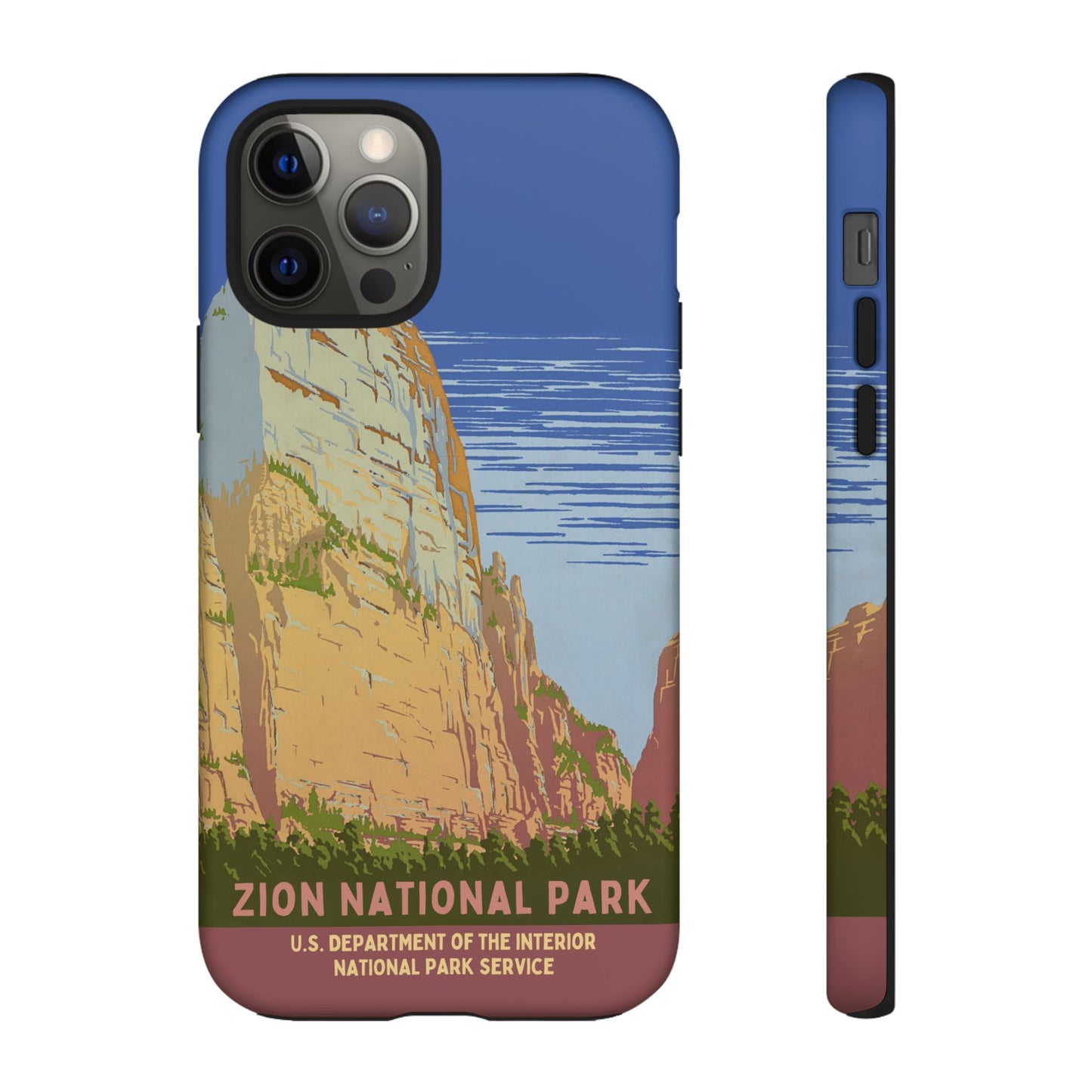 Zion National Park Retro iPhone Case