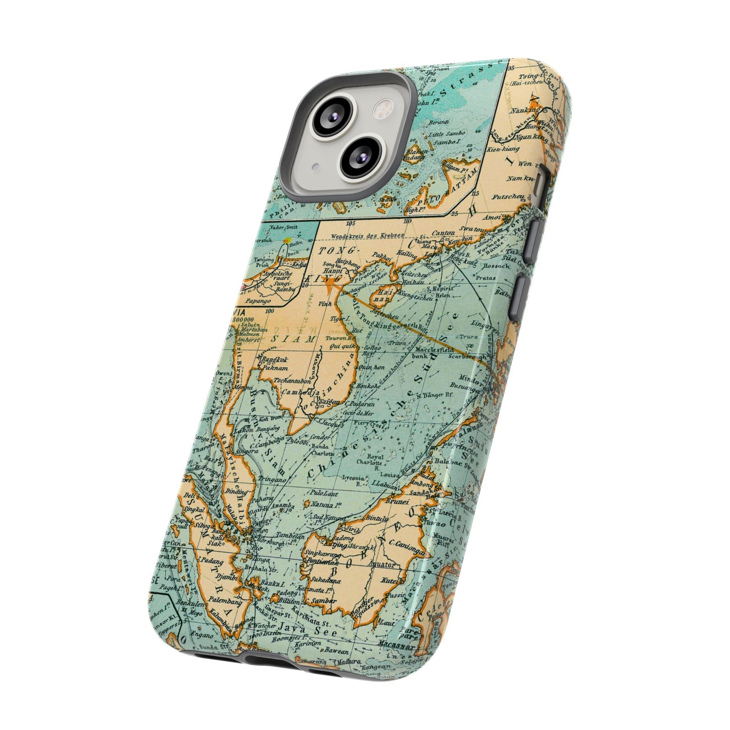 South China Sea Antique Map iPhone Case