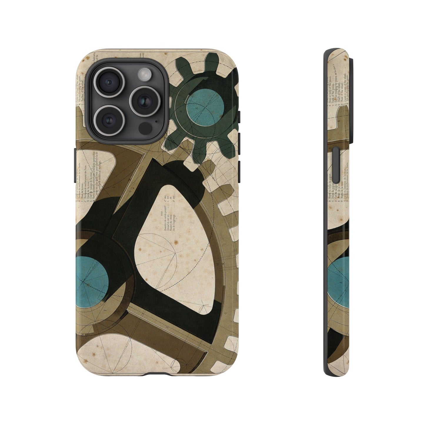 Antique Industrial Cog Wheels iPhone Case