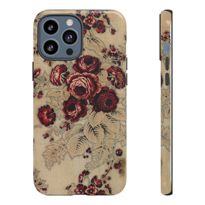 Red Roses Vintage iPhone Case