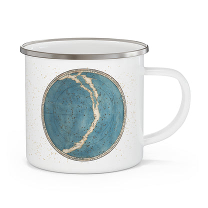Celestial Star Map Enamel Camping Cup