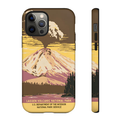 Lassen Volcanic National Park Retro iPhone Case