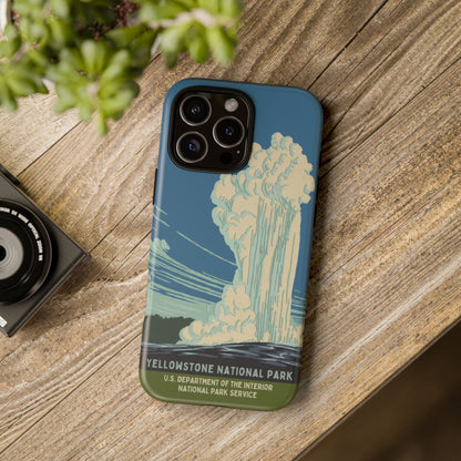 Yellowstone National Park Retro iPhone Case