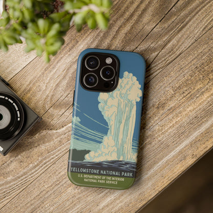 Yellowstone National Park Retro iPhone Case