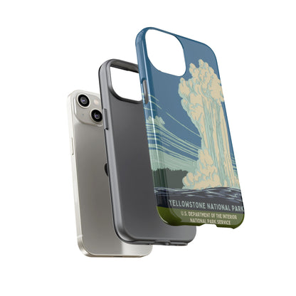 Yellowstone National Park Retro iPhone Case