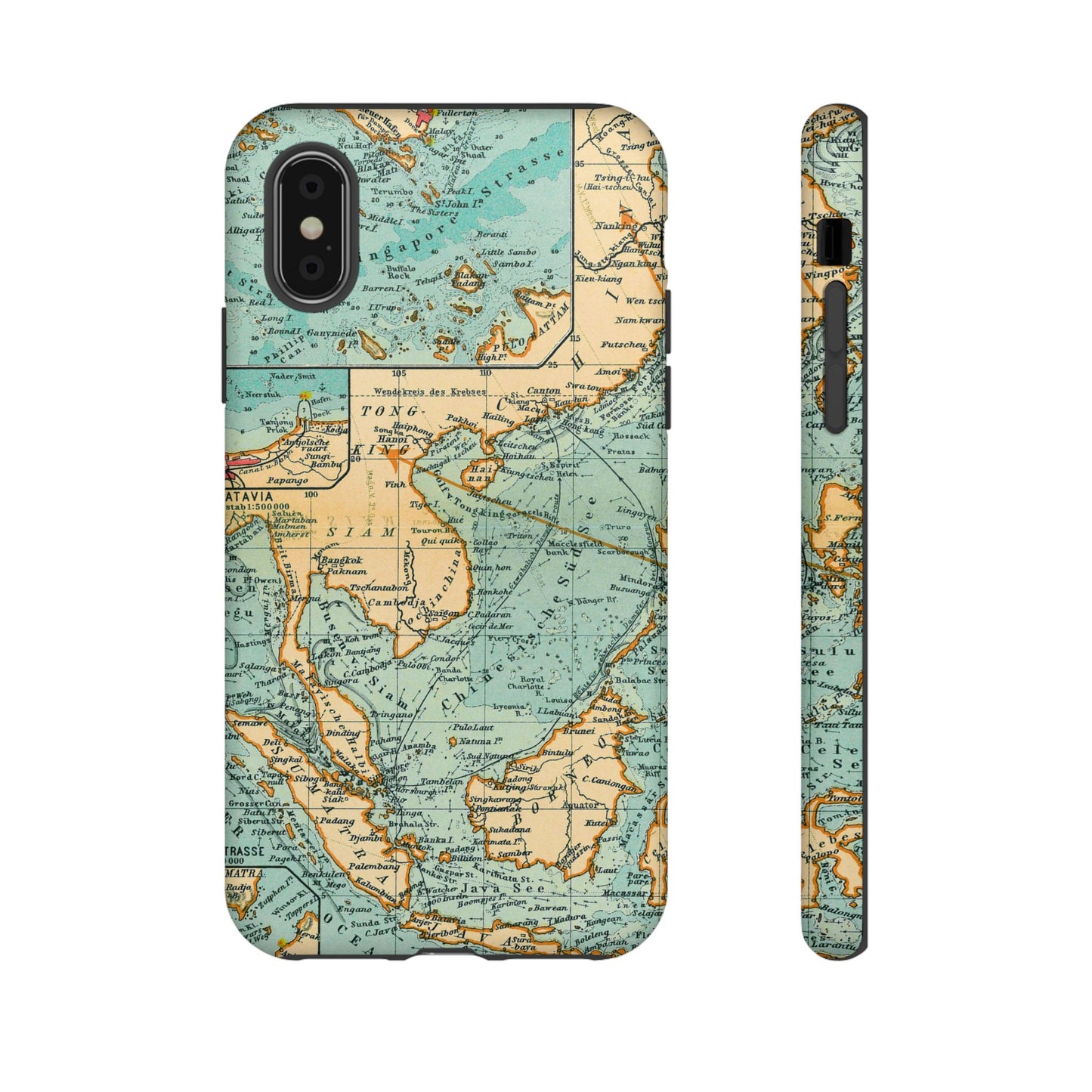 South China Sea Antique Map iPhone Case