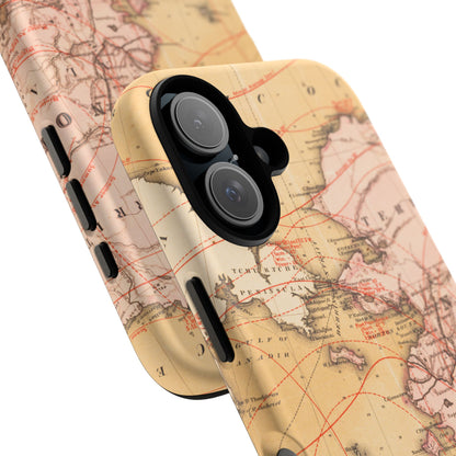 Alaska Territory Antique Map iPhone Case