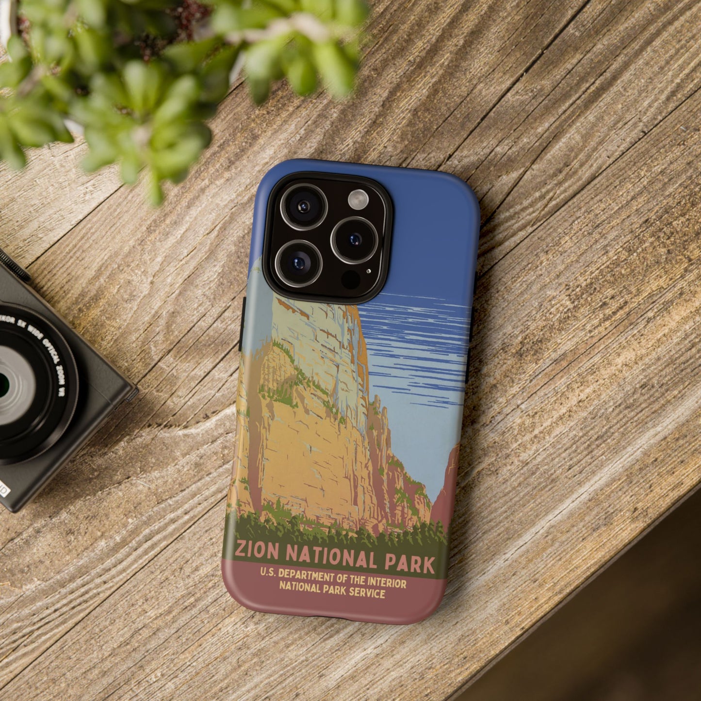 Zion National Park Retro iPhone Case
