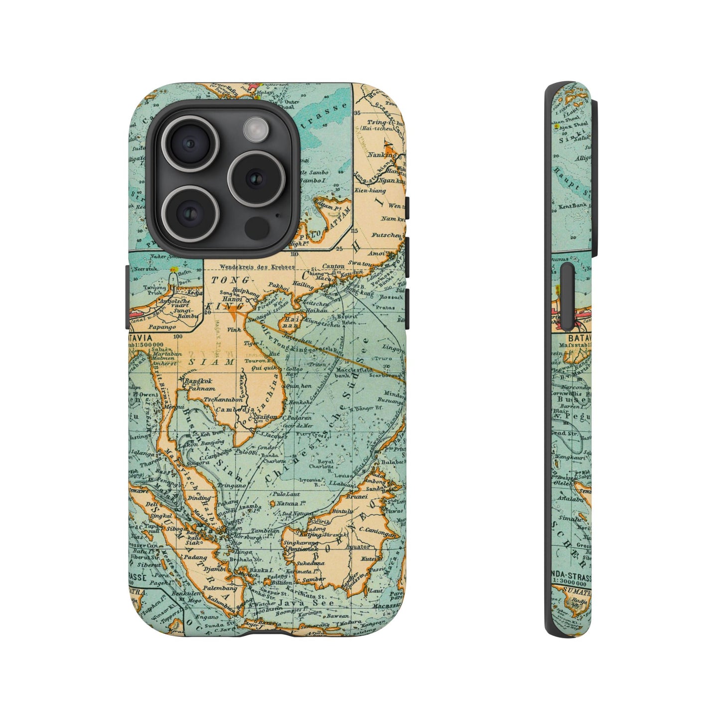 South China Sea Antique Map iPhone Case