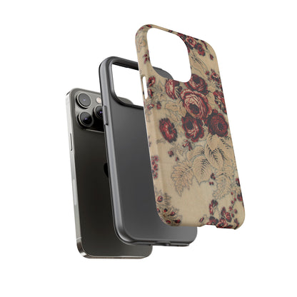Red Roses Vintage iPhone Case