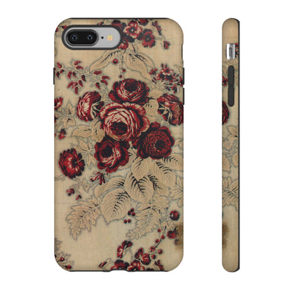 Red Roses Vintage iPhone Case