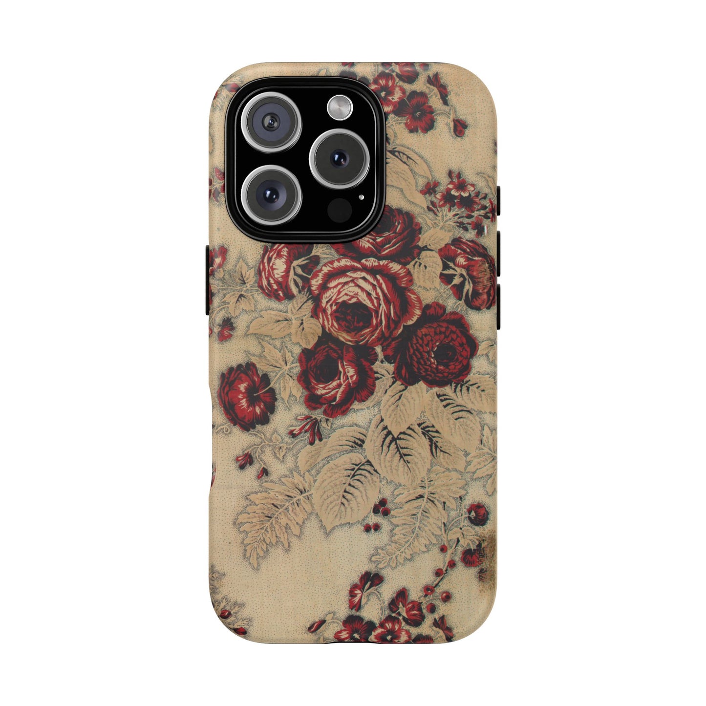 Red Roses Vintage iPhone Case