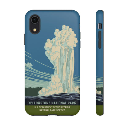Yellowstone National Park Retro iPhone Case