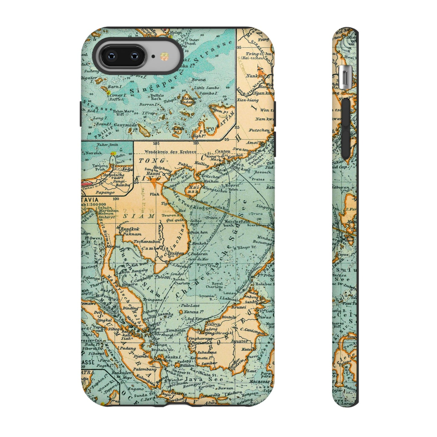 South China Sea Antique Map iPhone Case