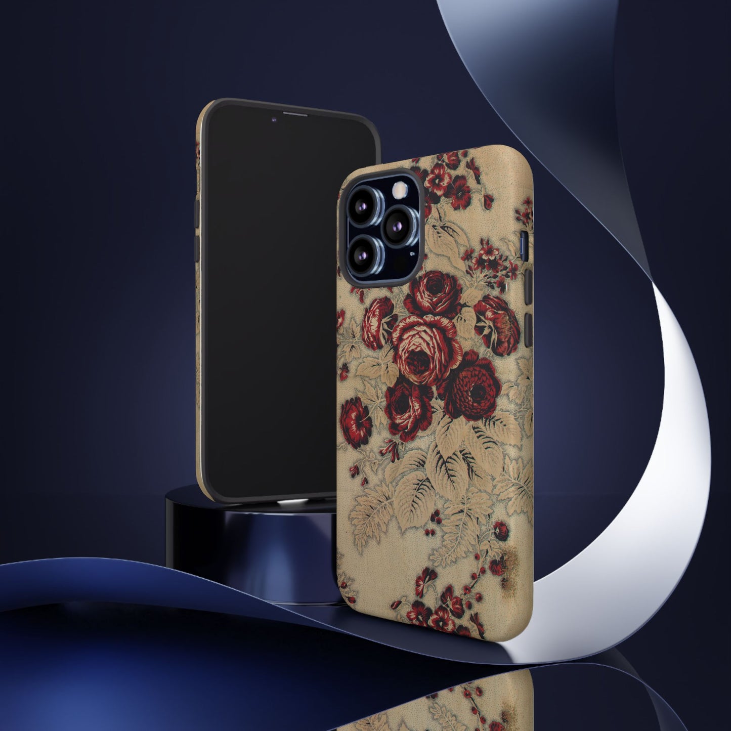 Red Roses Vintage iPhone Case