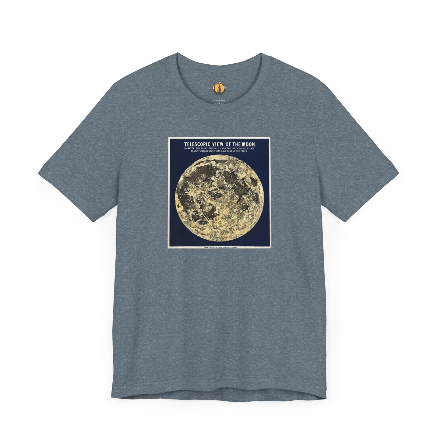 Vintage Telescopic View of the Moon Tee