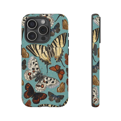 Butterflies Vintage Illustration iPhone Case