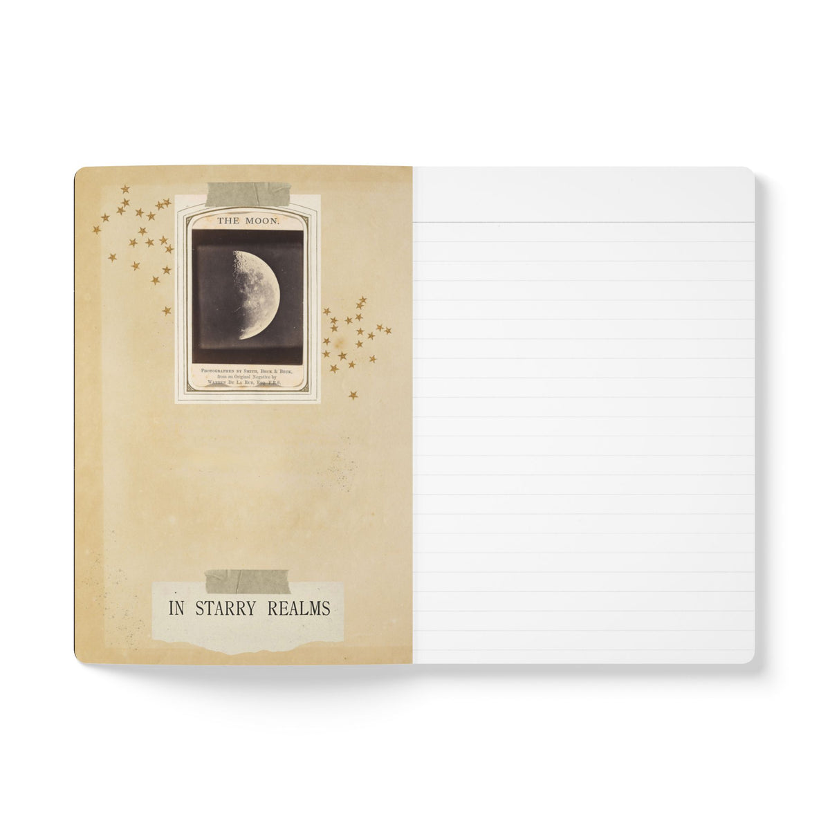 Solar Eclipse Softcover Journal — Vintage Astronomy Illustrated Pocket Book