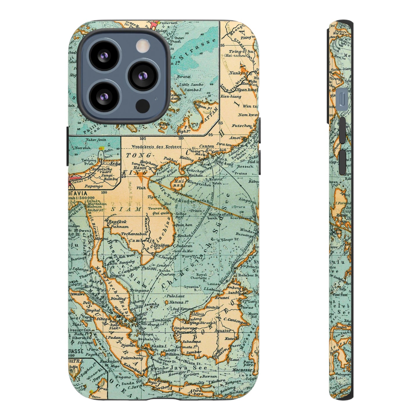 South China Sea Antique Map iPhone Case