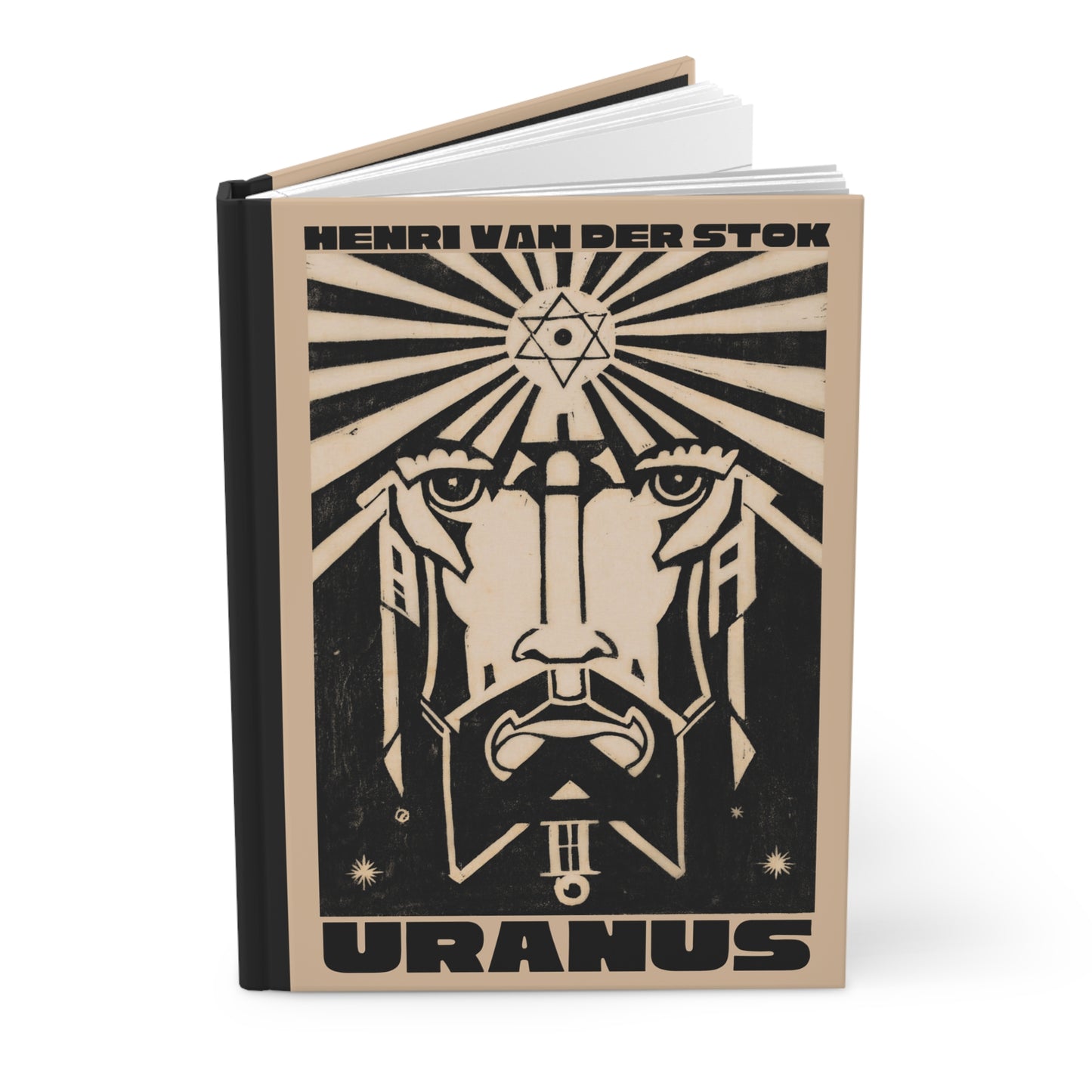 Uranus Hardcover Journal | Henri van der Stok's Planet Masks No. 007
