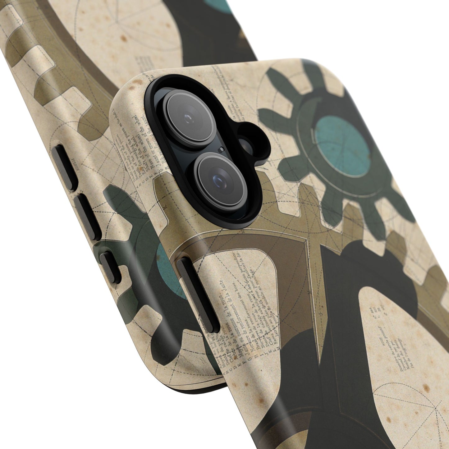 Antique Industrial Cog Wheels iPhone Case