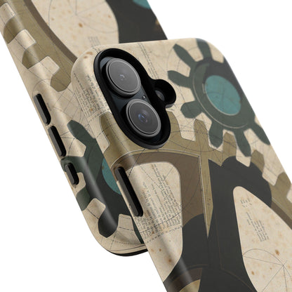 Antique Industrial Cog Wheels iPhone Case