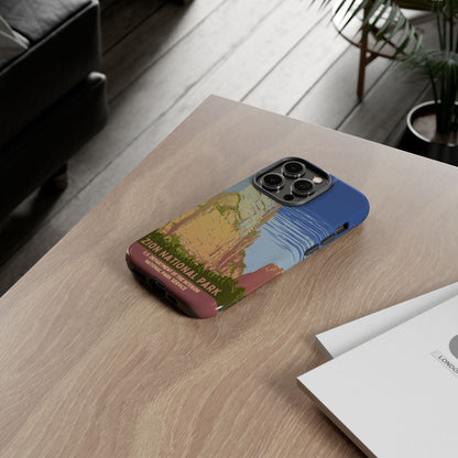 Zion National Park Retro iPhone Case