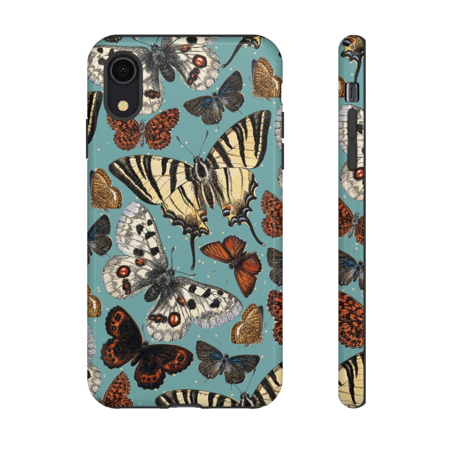 Butterflies Vintage Illustration iPhone Case