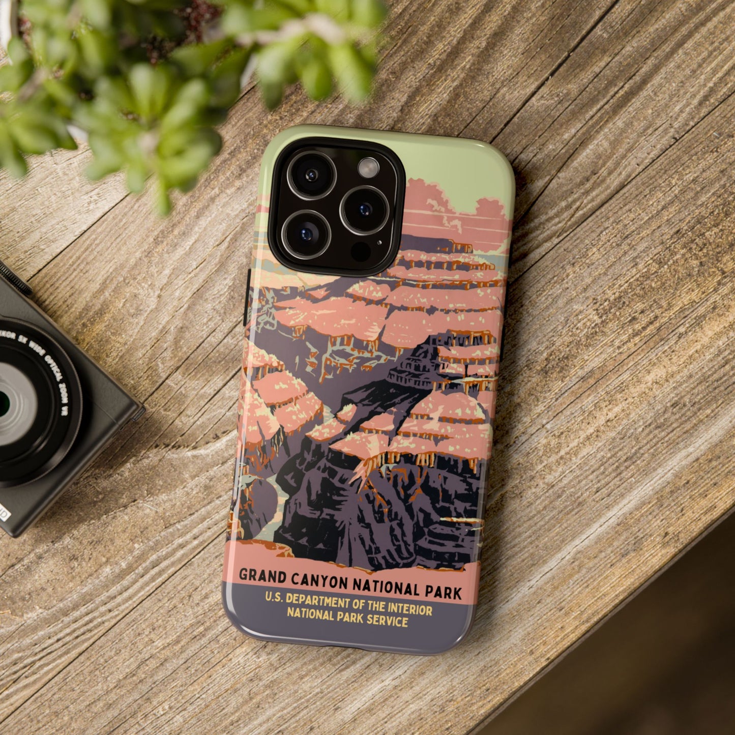 Grand Canyon National Park Retro iPhone Case